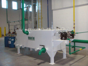 Aboveground oil water separator
